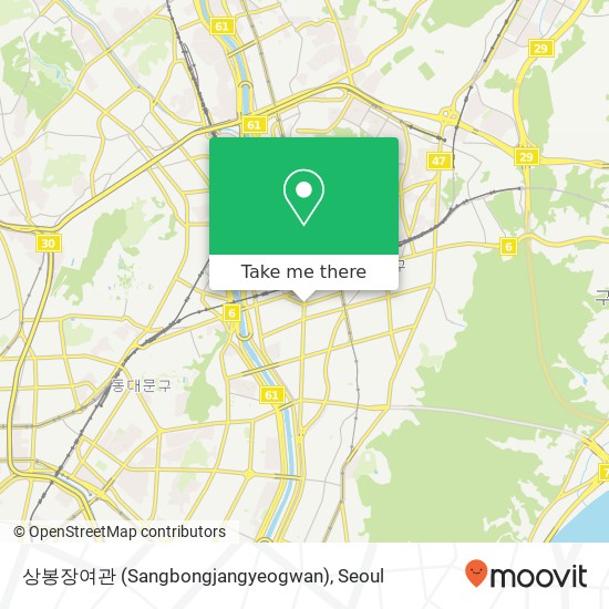 상봉장여관 (Sangbongjangyeogwan) map
