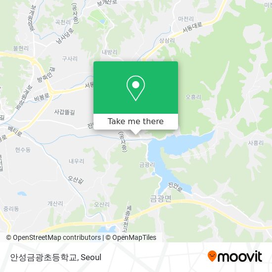 안성금광초등학교 map