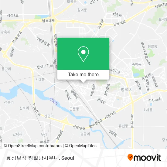 효성보석 찜질방사우나 map