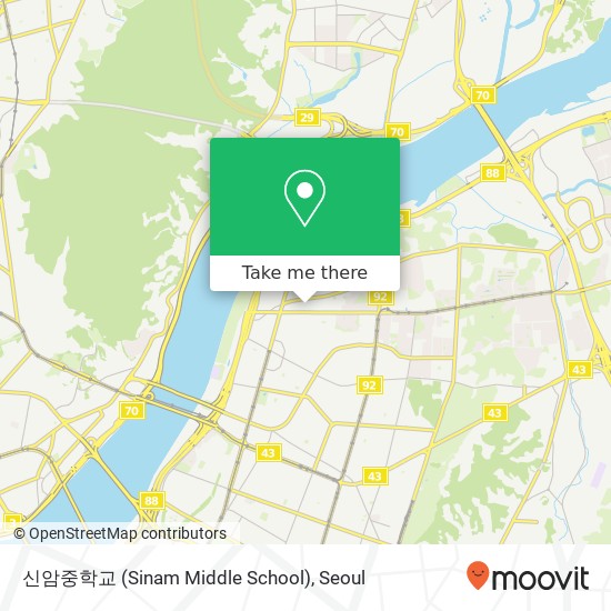 신암중학교 (Sinam Middle School) map