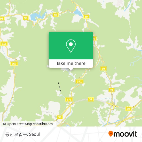 등산로입구 map