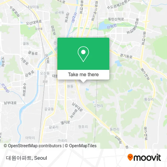 대원아파트 map