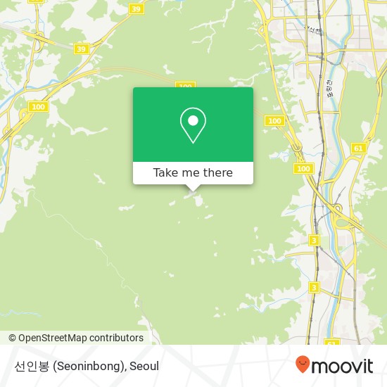 선인봉 (Seoninbong) map