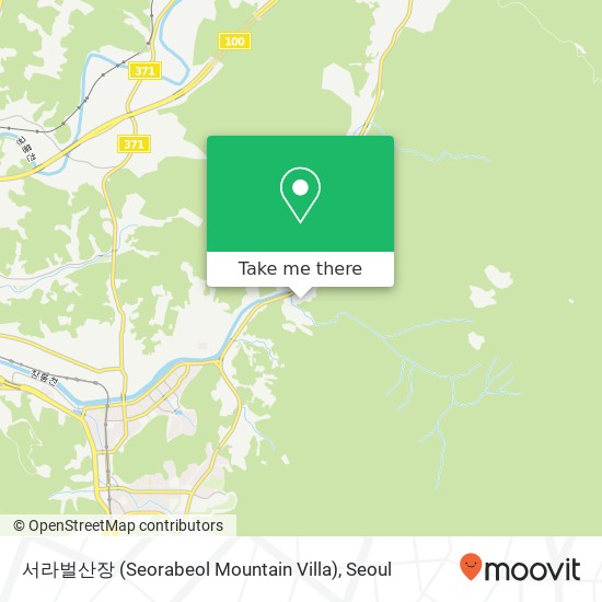 서라벌산장 (Seorabeol Mountain Villa) map