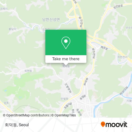 회덕동 map