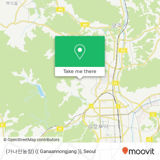 (가나안농장) (( Ganaannongjang )) map