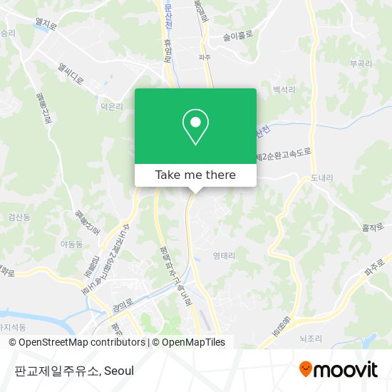 판교제일주유소 map