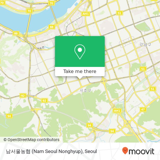 남서울농협 (Nam Seoul Nonghyup) map