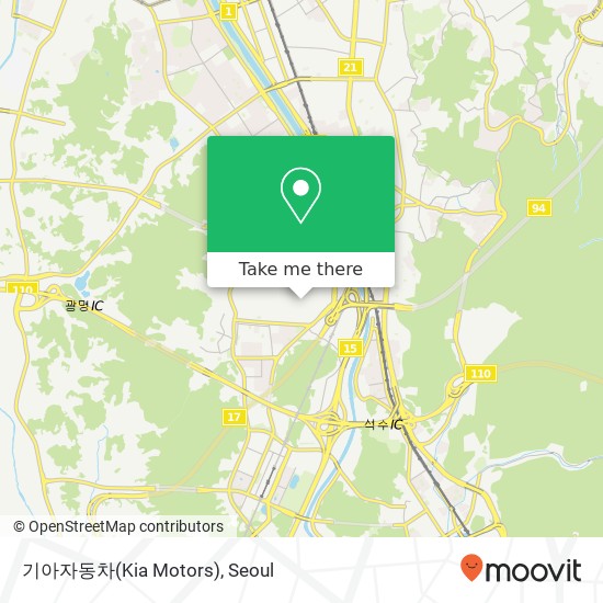 기아자동차(Kia Motors) map