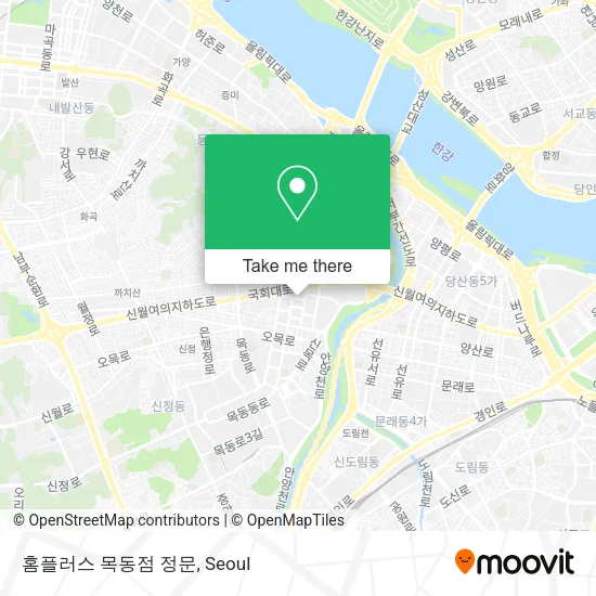 홈플러스 목동점 정문 map