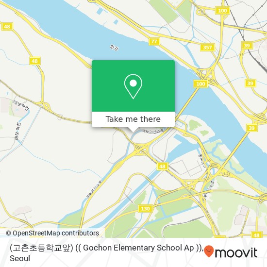 (고촌초등학교앞) (( Gochon Elementary School Ap )) map