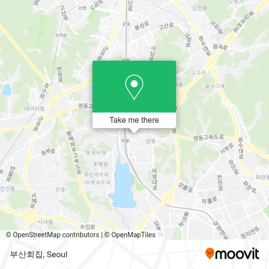 부산회집 map
