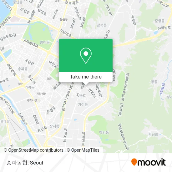 송파농협 map