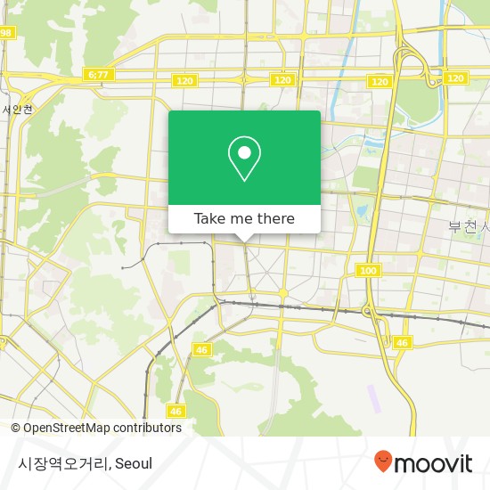 시장역오거리 map