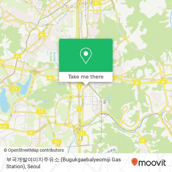 부국개발여미지주유소 (Bugukgaebalyeomiji Gas Station) map
