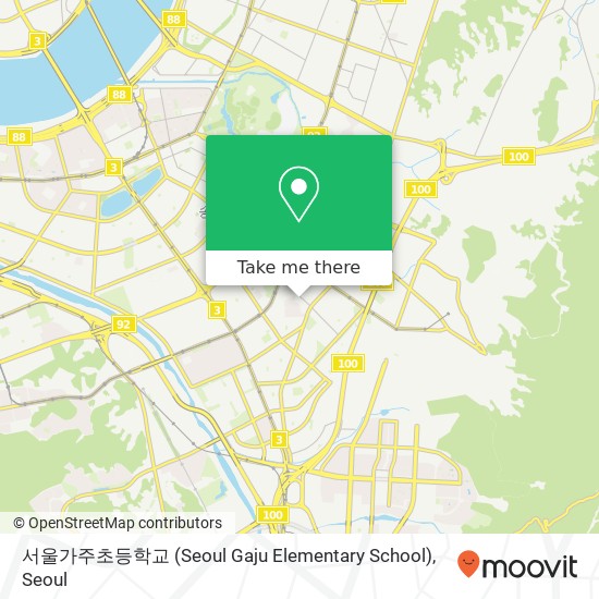 서울가주초등학교 (Seoul Gaju Elementary School) map