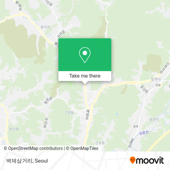벽제삼거리 map