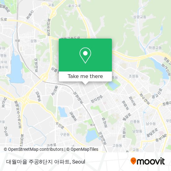 대월마을 주공8단지 아파트 map