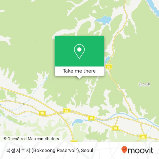 복성저수지 (Bokseong Reservoir) map