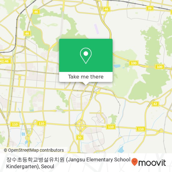 장수초등학교병설유치원 (Jangsu Elementary School Kindergarten) map