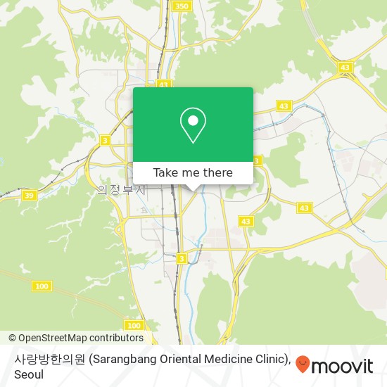 사랑방한의원 (Sarangbang Oriental Medicine Clinic) map
