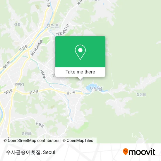 수사골송어횟집 map