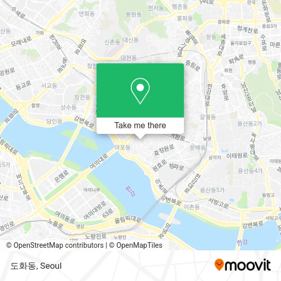 도화동 map