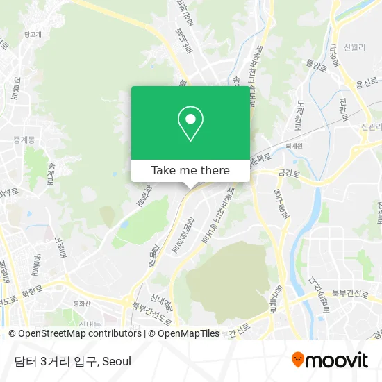 담터 3거리 입구 map