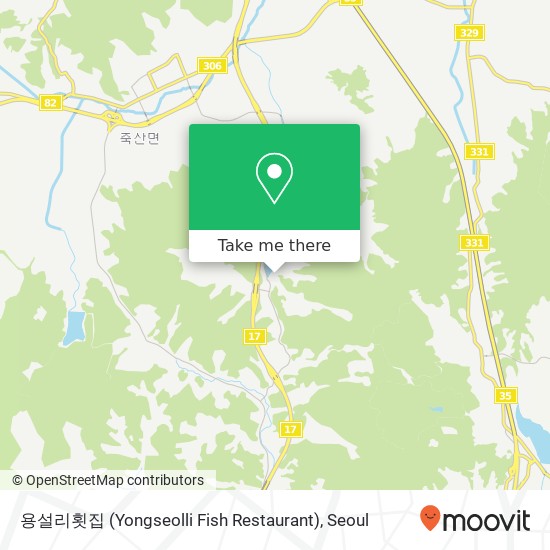용설리횟집 (Yongseolli Fish Restaurant) map