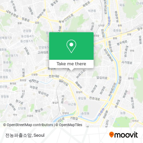 전농파출소앞 map