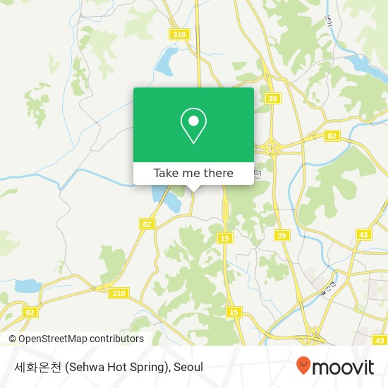 세화온천 (Sehwa Hot Spring) map