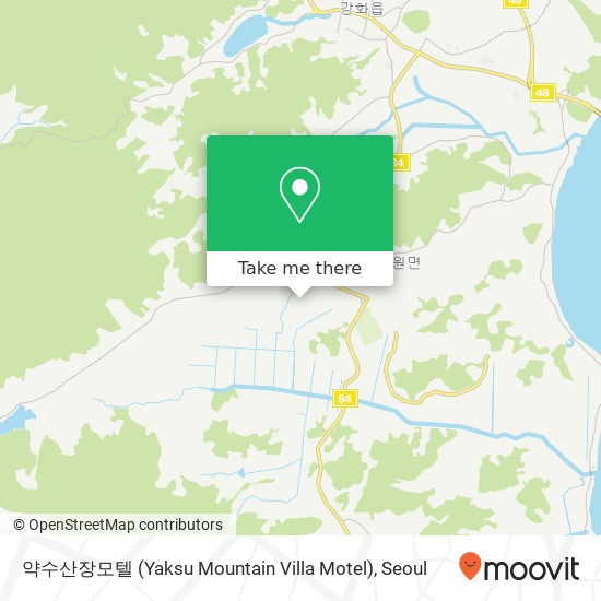 약수산장모텔 (Yaksu Mountain Villa Motel) map