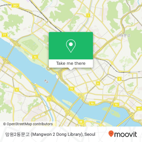 망원2동문고 (Mangwon 2 Dong Library) map