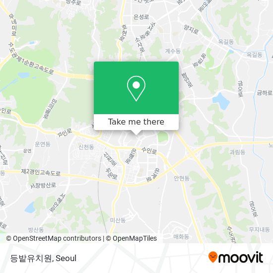 등밭유치원 map