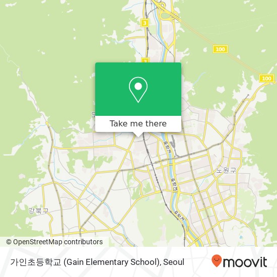 가인초등학교 (Gain Elementary School) map