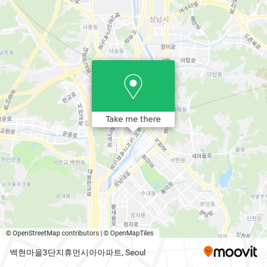 백현마을3단지휴먼시아아파트 map