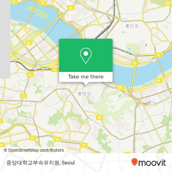 중앙대학교부속유치원 map