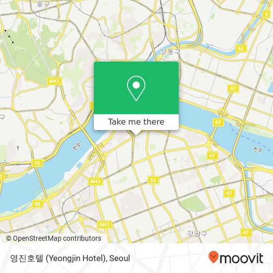 영진호텔 (Yeongjin Hotel) map