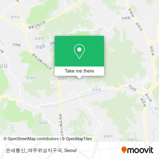 온세통신_여주위성지구국 map