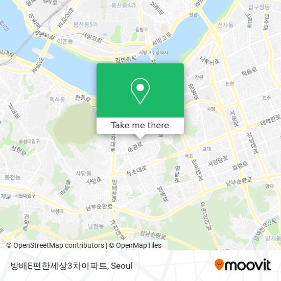 방배E편한세상3차아파트 map