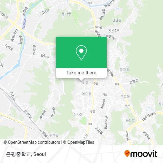 은평중학교 map