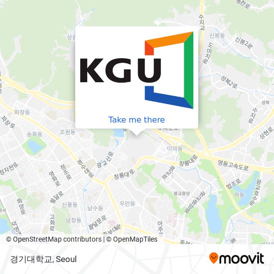 경기대학교 map