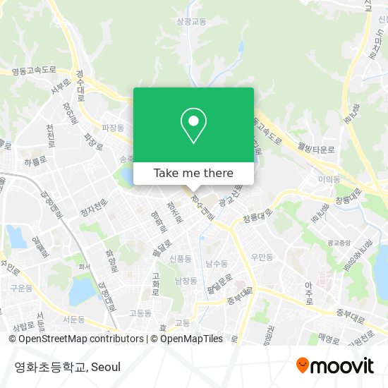 영화초등학교 map