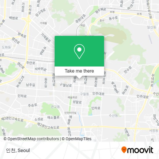 인천 map
