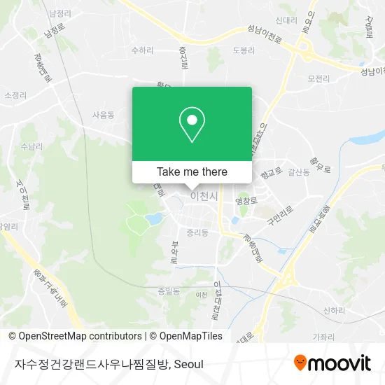 자수정건강랜드사우나찜질방 map
