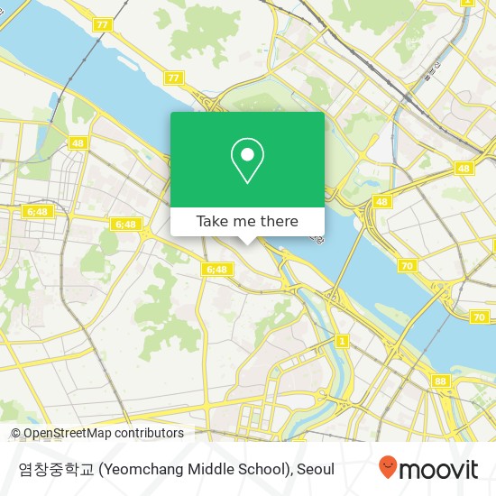 염창중학교 (Yeomchang Middle School) map