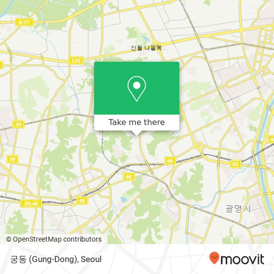 궁동 (Gung-Dong) map