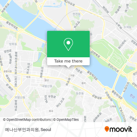 예나산부인과의원 map