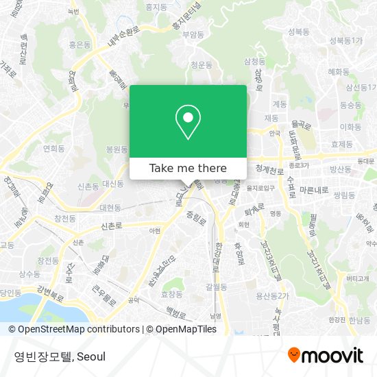 영빈장모텔 map