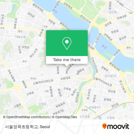 서울정목초등학교 map